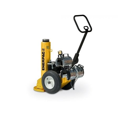 ENERPAC 100 Ton, 16 In Stroke, Pneumatic Pow'RRiser Lifting Jack PRAMA10016L